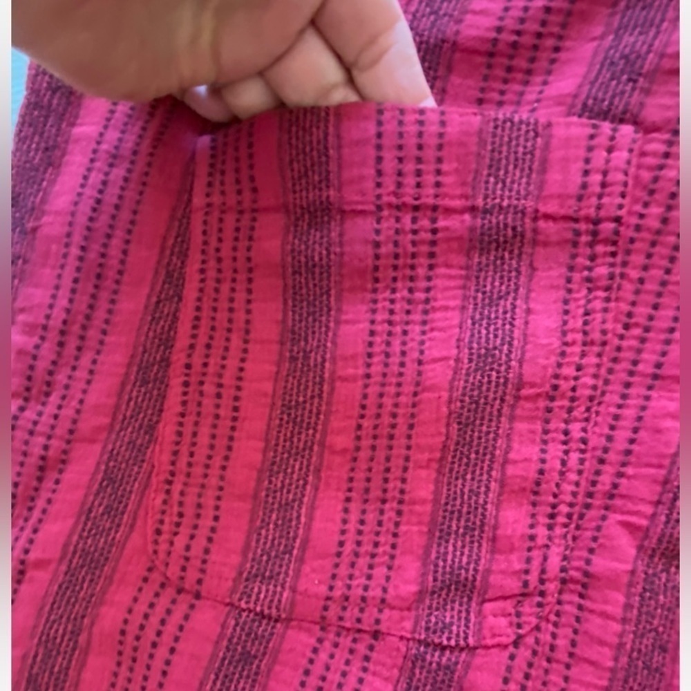 Sundance pants women size small Red drawstrings lined cotton pants NWT - Picture 8 of 10